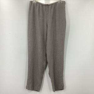 *** Eileen Fisher Grey Linen Pants *** S